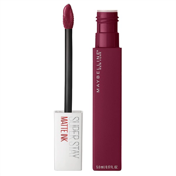 Maybelline SuperStay Matte Ink City Edition Liquid Lipstick Makeup, Pigmented Matte,, Long-Lasting Wear, Smooth Matte Finish, Founder, 0.17 Fl Oz, Pack of 1