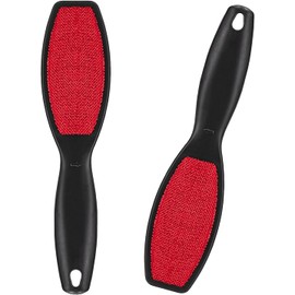 2-Piece Reusable Fabric and Upholstery Cleaning Brush Set for Pet Hair, Lint, and Dust Removal