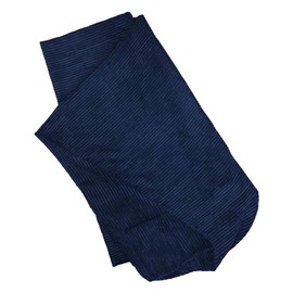 WOWMAX 100% Cotton Triangular Pillow Covers Cases for Our Reading Pillows Large Bolster Headboard Backrest Wedge Pillow Deep Blue Queen Cover