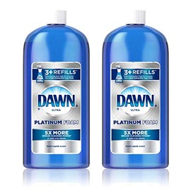Dawn Platinum Erasing Dishwashing Foam Refill, Fresh Rapids, 30.9 Fl Oz (Pack of 2)