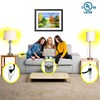 W4W Twin Extension Cord Power Strip - 3 Prong -