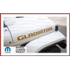 Decal Mods Gladiator Hood Graphic Decal/Sticker fits Jeep Wrangler/Gladiator JL/JT
