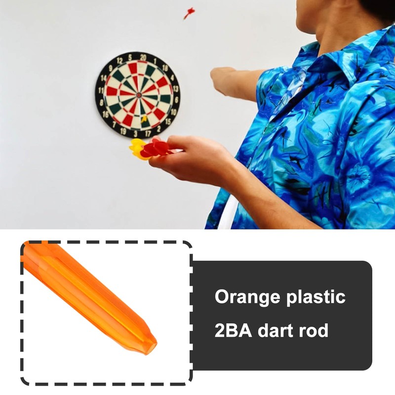 The Lord of the Tools 50Pcs 48mm Orange Dart Stems