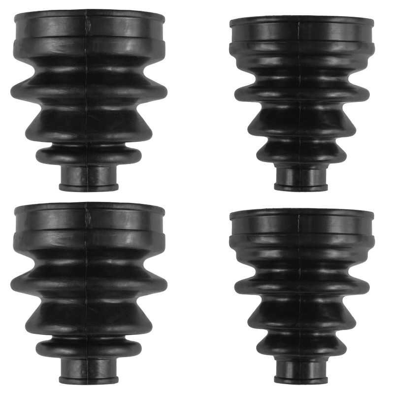 Caltric 2 Rear Axle Inner Outer CV Boot Kit for