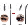 Set de 50 Cepillo Para Pestañas,Cepillo Cejas Negro,Desechables Cepillos Pestañas