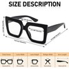 REAVEE 3 Pack Oversized Reading Glasses for Women Large Frame