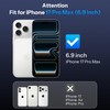 SPARIN 3 pieces camera protection for 9H tempered glass, camera