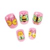 4 Boxes Nail Polish Stickers Different Cartoon Patterns Full Wrap