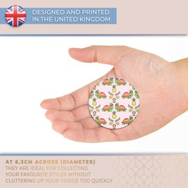 Destination Vinyl ltd Magnet for Refrigerator, Fridge - Cute Tortoise Pattern Turtle for Office, Cabinet and Whiteboard, Magnetic Stickers, 2077