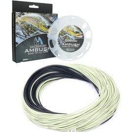 MAXIMUMCATCH Sinking Tip Fly Line for Fly Fishing, 3ips, 4/5/6/7/8 F/S (Green/Black, WF-4F/S)