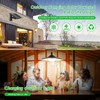 Lixada Solar Pendant Light Outdoor Indoor Hanging Light LED Shed