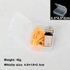 MMONY 2 Pack Stainless Steel Sports Whistles (Stainless Steel(Yellow Cord))