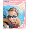 Vegemono Kids Swim Goggles in Candy Dual-Tone, Adjustable Nose Pads