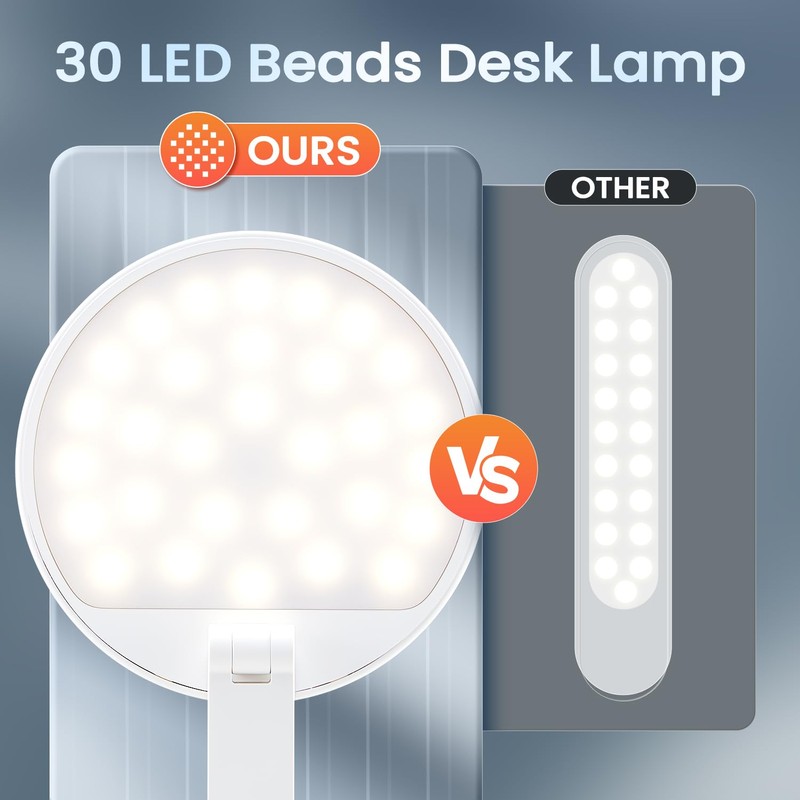 One Fire Cordless Desk Lamp for College Dorm Room,Dimmable Battery