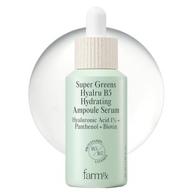 Farm Rx Suero Hidratante Super Greens Hyaluronic Acid (Última Versión) - Cuidado De La Piel Coreano, Ligero, Hidratación Durante Todo El Día. Ácido...