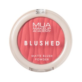 MUA Makeup Academy Blushed, Rouge Punch - Highly Pigmented Matte Blusher Powder for Cheeks, Vegan & Cruelty Free (Pack of 1)