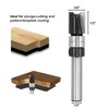 Akylin Flush Trim Router Bit 1/4-Inch Shank, 3/8" Cutting Dia.,