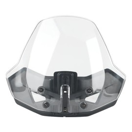 FWXEOZ Clear Front Windshield for Can-Am Ryker Motorcycle, Adjustable Transparent Hard Coated Wind Shield Sport Rally Fits Can Am Ryker 600 900 All Models (Transparent)