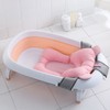Baby Bath Cushion Hands Free Soft Floating Net Baby Bathtub
