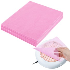 200 Sheets Nail Dust Collector Filter Paper Disposable Nail Dust Suction Collector Filters Nails Paper Sheets Portable Dusts Collectors Filter for Salon Nails Supplies Accessories (Pink)