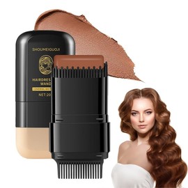 Hair Color Stick, Waterproof and Sweat-Proof Hair Dye Stick, Portable Color Touch-Up With Comb, Cover Gray Correction Sticks for Unisex