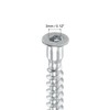 sourcing map 20Pcs M5x30mm Hex Socket Countersunk Head Self Tapping