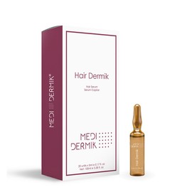 Hair Dermik – Hair & Scalp Revitalizing Solution – 20 Ampoules x 5 ml (Total 100 ml / 3.38 fl oz)