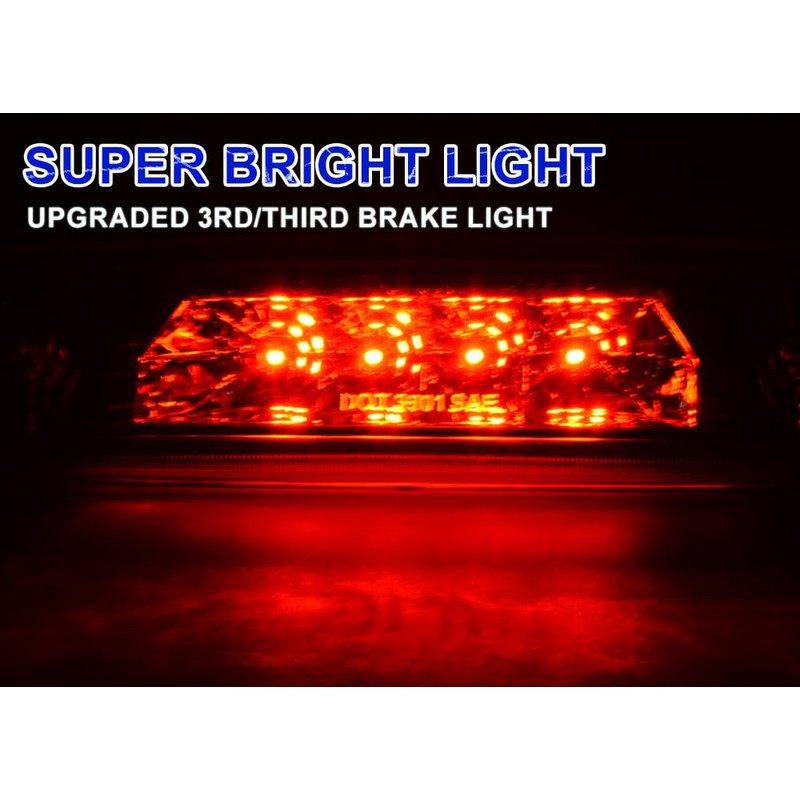 PIT66 LED 3rd Brake Light, Compatible with 97-01 Jeep Cherokee