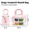 Fit & Fresh Neoprene Lunch Bag For Women, Insulated Womens