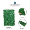 ShopMall Muro Verde Follaje Artificial Sintético 40 Pzs