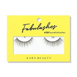 KARA BEAUTY FABULASHES 3D Faux Mink False Eyelashes - Style A104