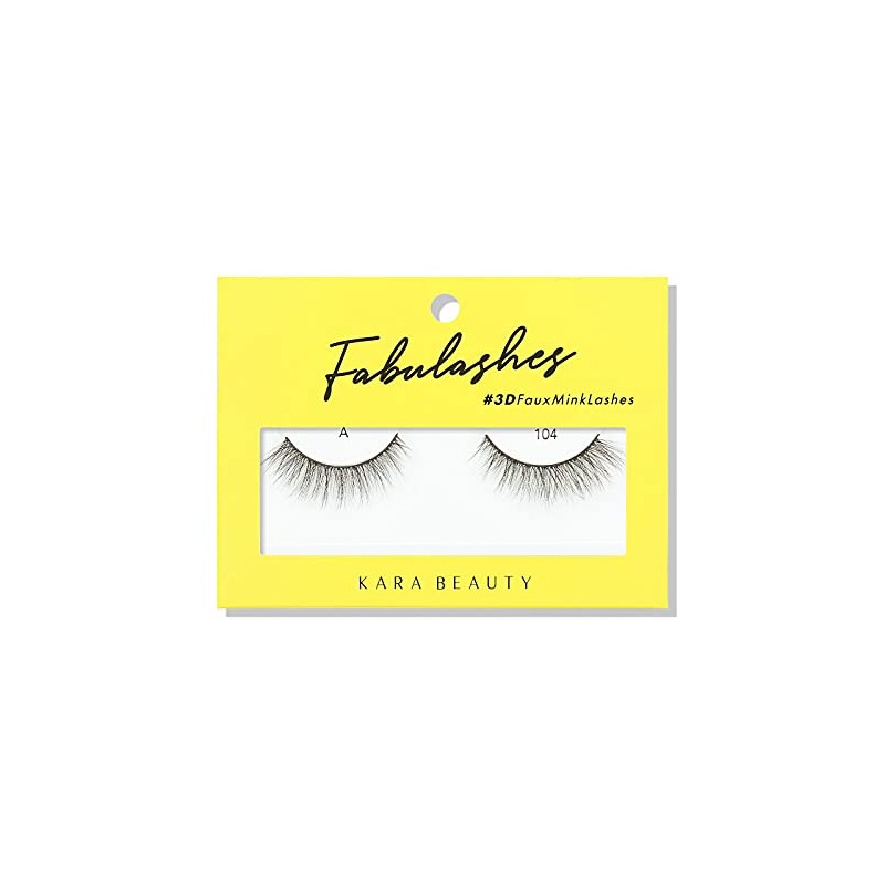 KARA BEAUTY FABULASHES 3D Faux Mink False Eyelashes - Style