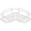 1PC Wall Mounted Non-Perforated Metal Triangle Storage Rack for Bathroom