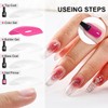 JODSONE 4 Bottles of 15ML Nail Primer Base Coat Top