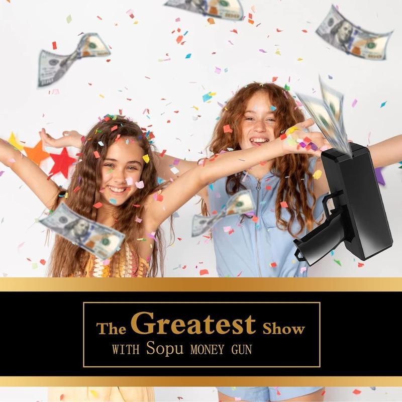 🤩TikTok -  Make it Rain Money Gun!💸 Party Essential!🎉 Toy