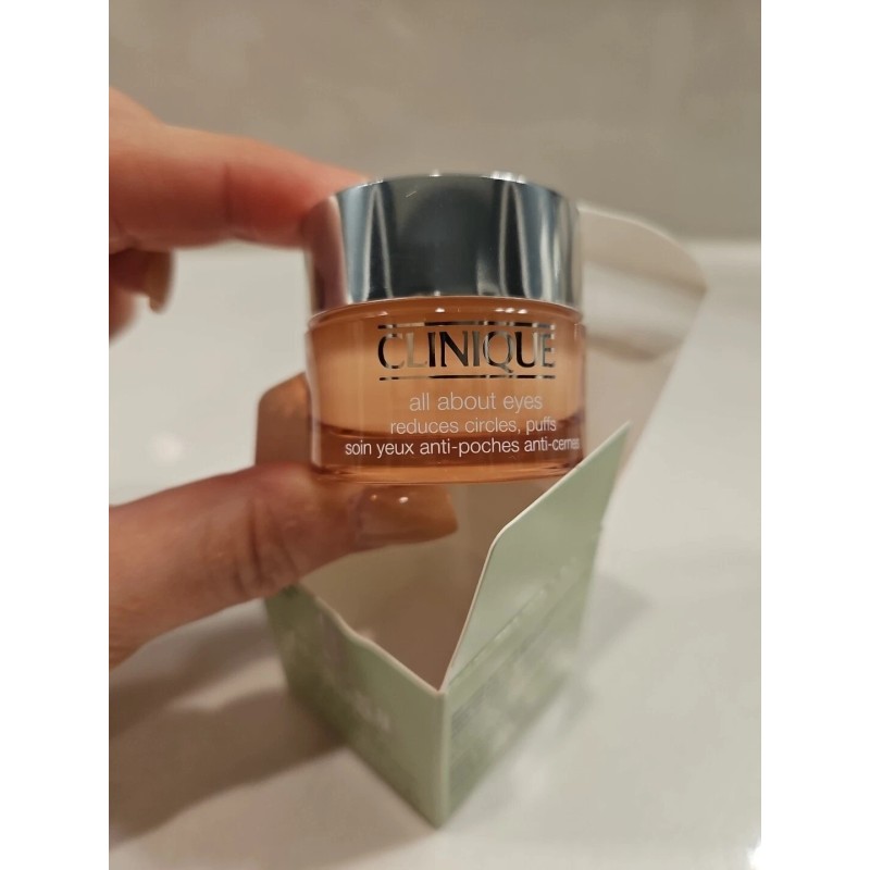 Clinique All About Eyes Reduces Circles, Puffiness 0.5 oz New