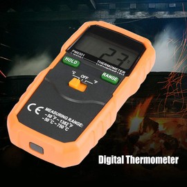 PEAKMETER PM6501 Digital Thermometer / Temperature Meter with Thermocouple Probe Type K