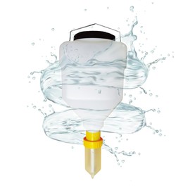 vitasunhow Large Capacity Condiment Dispenser for Restaurant and BBQ - Refillable Sauce Squeeze Bottle and Leak Proof Design for Mustard, Salad, Ketchup and More (square, 3.5 Liters)