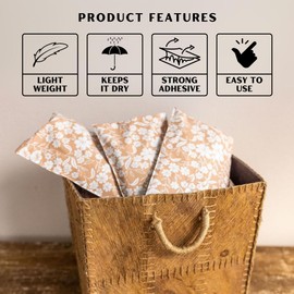 Poly Mailers 6x9 In 100 Pack Small Shipping Bags Strong Thick Mailing Envelopes | Self Sealing Adhesive | Waterproof & Tear Resistant | Small Business Packaging for Clothing - Floral Dusty Pink