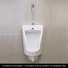 Automatic Sensor Urinal Toilet Urinal Flush Valve Intelligent Faucet Wall