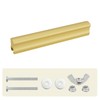 Peaha 10 Pack Adjustable Drawer Pulls Matte Gold Cabinet Handles