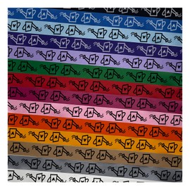 Watering Can Heart Gardening Plants Satin Ribbon for Gift Wrapping Bows Craft DIY Projects - 3 Yards - White Ribbon/Black Printing - 1 Inch Width