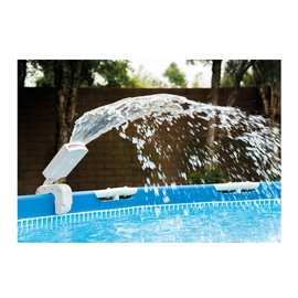 Intex Multi-Color LED Pool Fountain for Above Ground Pools, Fits Metal Frame and Ultra Frame Pools