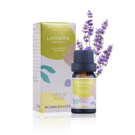 ABLOOM MOON Lavender Essential Oil Blend, 0.34 Fl Oz, Skin Safe, Multipurpose Essential Oil Blend for Body Care, Aromatherapy, Massage, Hair Care, Natural