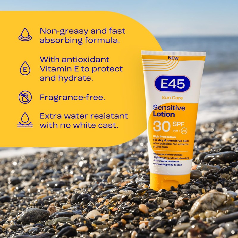 E45 E45 Sun SPF30 Sensitive Sun Cream with Vitamin E