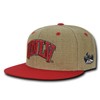 UNLV Rebels Structured Flat Bill Jute Baseball Ball Cap Hat