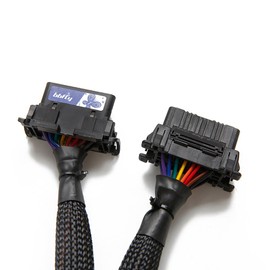 bbfly-B6 OBD2 Splitter 16 Pin OBD II Splitter Extension 1x Male and 2X Female Extension Cable Adapter (1FT/30CM) (1Pack)