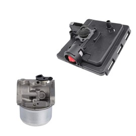 Cnfaner 799868 Carburetor for 4-7 hp Engines with No Choke, 498170 799872 694202 497586 498254 790821 122000 124T02 124T05 Lawn Mower Small Engines Parts with 795259 Air Filter Base Tune Up Kit