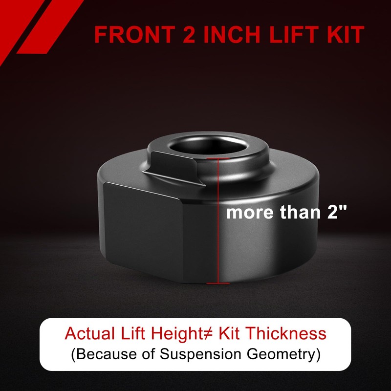 2 Inch Front Leveling Kit, Compatible with 2WD Ford F-250