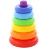 Polesie Polesie59260 Stackable Ring Pyramid, 7 Pcs-Toddler Toys, Multi Colour